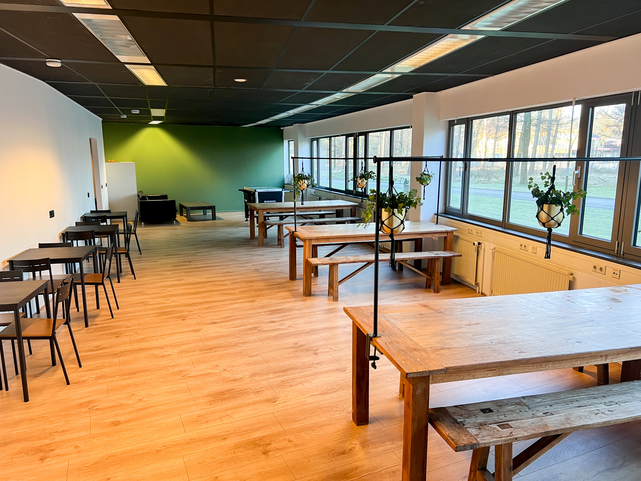 Bewoners tijdens een gezamenlijke activiteit